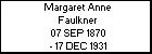 Margaret Anne Faulkner