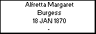 Alfretta Margaret Burgess