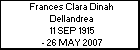 Frances Clara Dinah Dellandrea