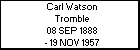 Carl Watson Tromble