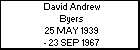 David Andrew Byers