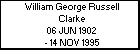 William George Russell Clarke