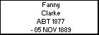 Fanny Clarke