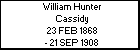 William Hunter Cassidy