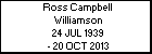 Ross Campbell Williamson