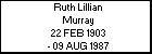 Ruth Lillian Murray