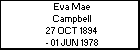 Eva Mae Campbell