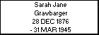 Sarah Jane Grawbarger