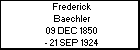 Frederick Baechler