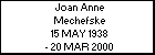 Joan Anne Mechefske