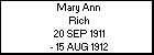 Mary Ann Rich