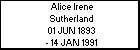 Alice Irene Sutherland