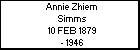 Annie Zhiem Simms
