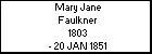 Mary Jane Faulkner