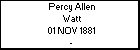 Percy Allen Watt