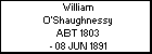 William O'Shaughnessy