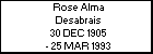 Rose Alma Desabrais