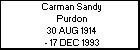 Carman Sandy Purdon