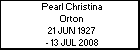 Pearl Christina Orton