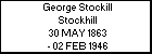 George Stockill Stockhill