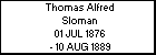 Thomas Alfred Sloman