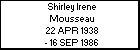 Shirley Irene Mousseau