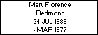 Mary Florence Redmond