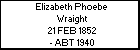 Elizabeth Phoebe Wraight