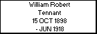 William Robert Tennant