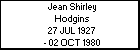 Jean Shirley Hodgins
