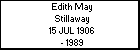 Edith May Stillaway