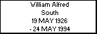 William Alfred South