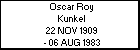 Oscar Roy Kunkel