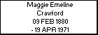 Maggie Emeline Crawford