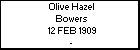 Olive Hazel Bowers