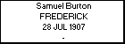 Samuel Burton FREDERICK