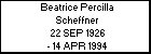 Beatrice Percilla Scheffner