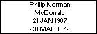 Philip Norman McDonald