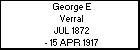 George E Verral