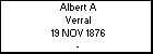 Albert A Verral