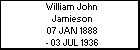 William John Jamieson