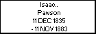 Isaac.. Pawson