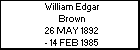 William Edgar Brown