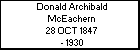 Donald Archibald McEachern