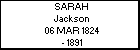 SARAH Jackson