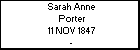 Sarah Anne Porter