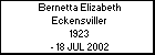 Bernetta Elizabeth Eckensviller