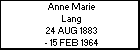 Anne Marie Lang