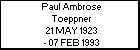Paul Ambrose Toeppner