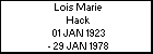 Lois Marie Hack